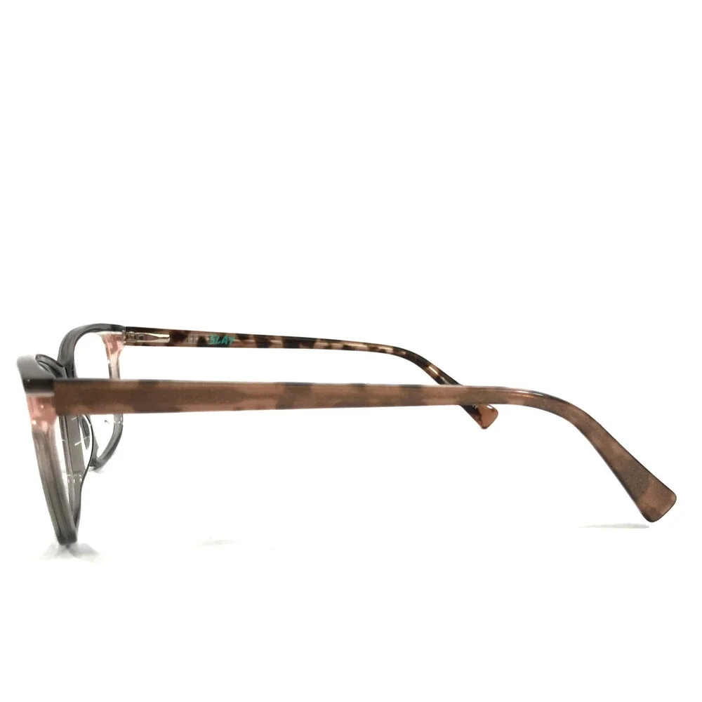 Slay Eyeglasses Frames SL002 GRY Gray Tortoise Cat Eye Full Rim 52-16-135